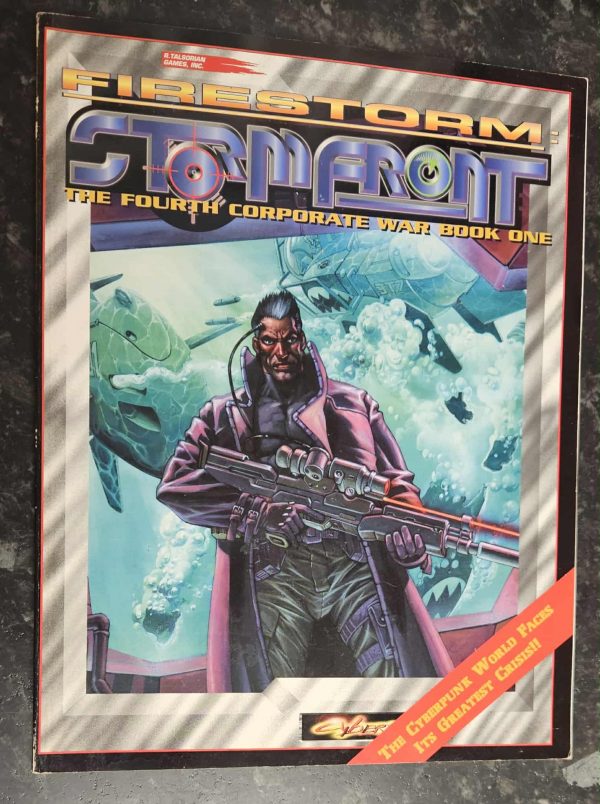 Cyberpunk 2020 - Firestorm: Stormfront The Fourth Corporate War Book One käytetty (Kirja)