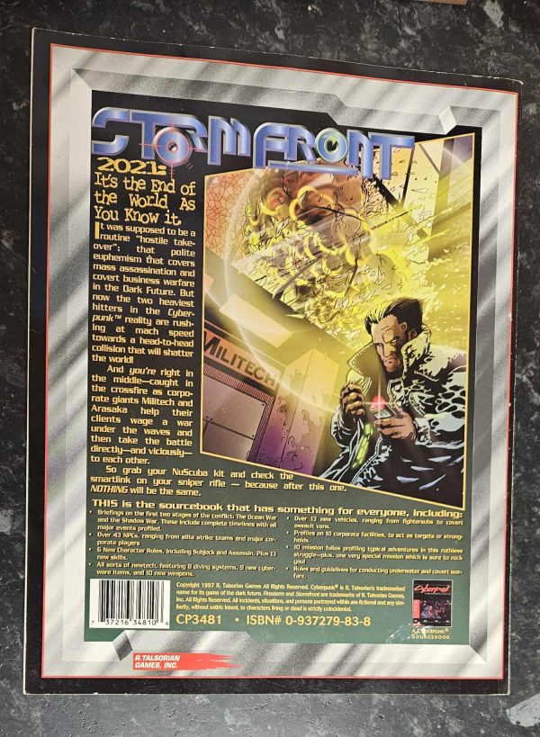 Cyberpunk 2020 - Firestorm: Stormfront The Fourth Corporate War Book One käytetty (Kirja) - Image 2