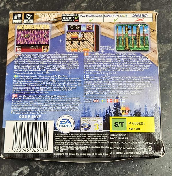 Harry Potter and the Philosopher's Stone käytetty (GBC) "CIB" - Image 2