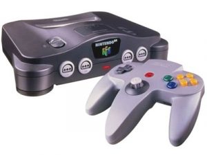 N64 Konsolit ja tarvikkeet