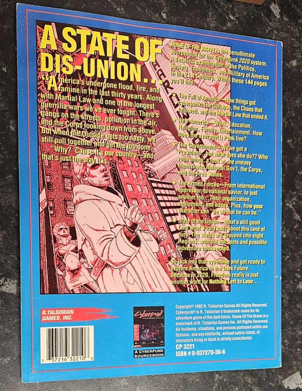 Cyberpunk 2020 Home of the Brave käytetty (Kirja) - Image 2