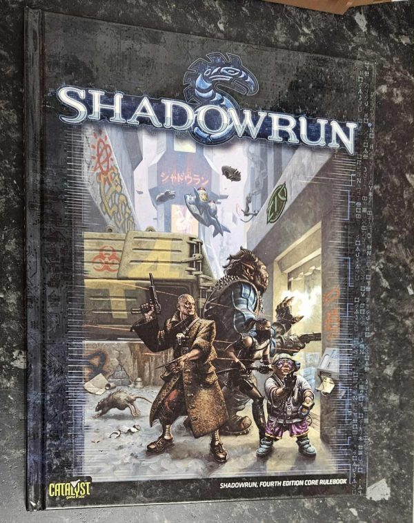 Shadowrun - Fourth Edition Core Rulebook käytetty (Kirja)
