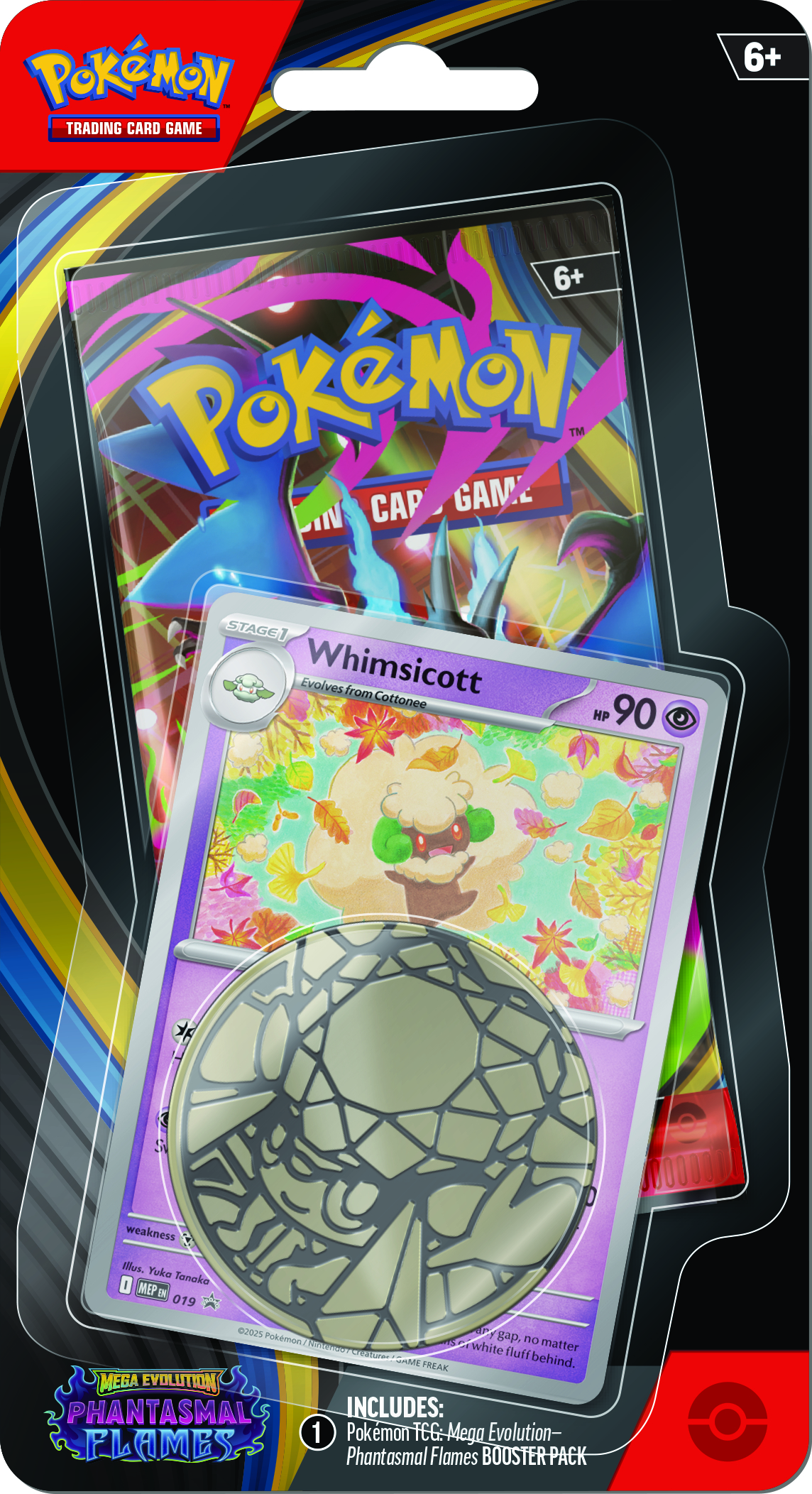 Pokémon TCG Mega Evolution 02: Phantasmal Flames Checklane - Whimsicott