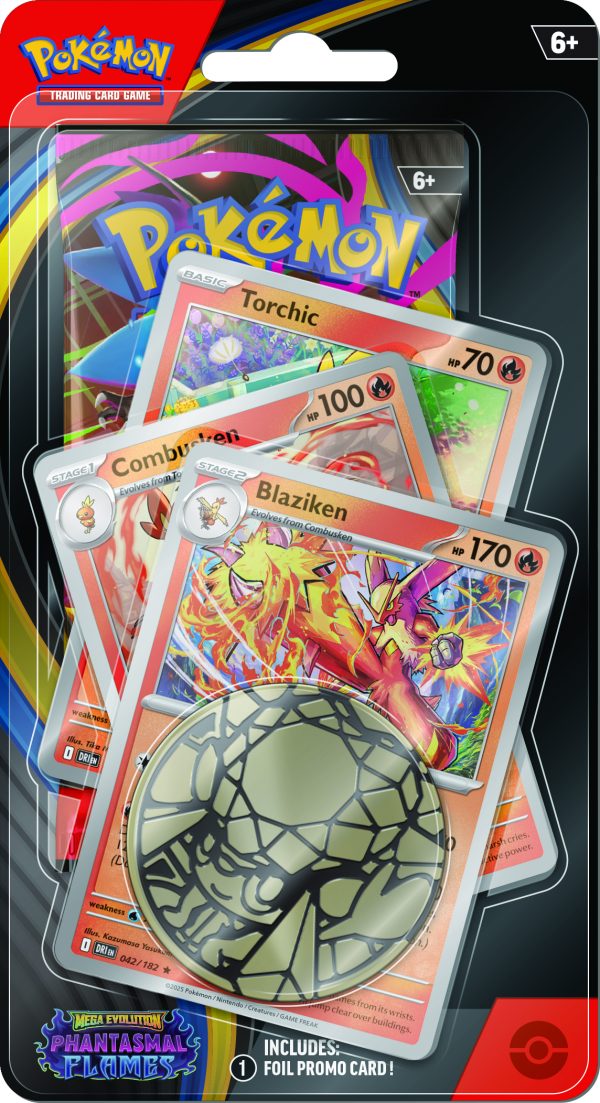 Pokémon TCG Mega Evolution 02: Phantasmal Flames Premium Checklane - Blaziken