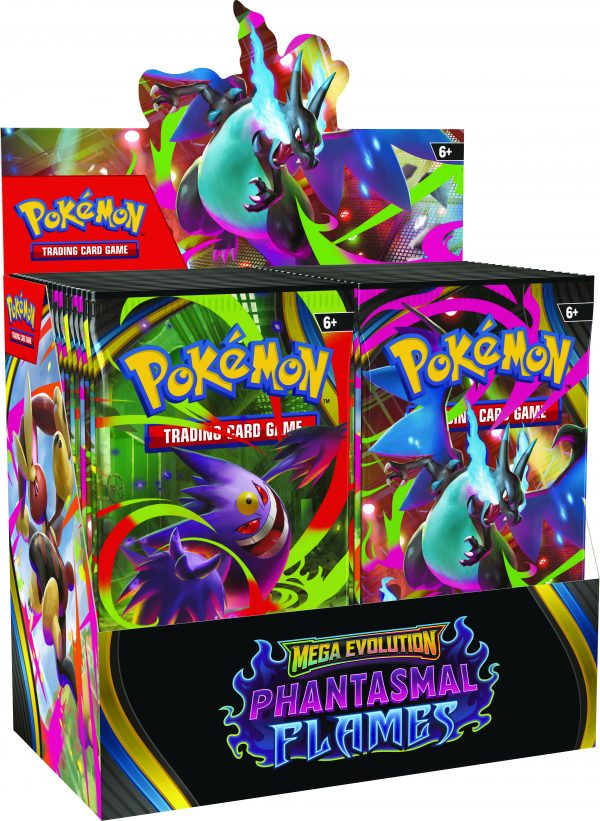 Pokémon TCG Mega Evolution 02: Phantasmal Flames Booster Display Box (36 Boosteria)