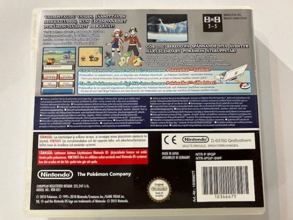 Pokémon SoulSilver Pokéwalker Edition käytetty (DS) CIB - Image 3