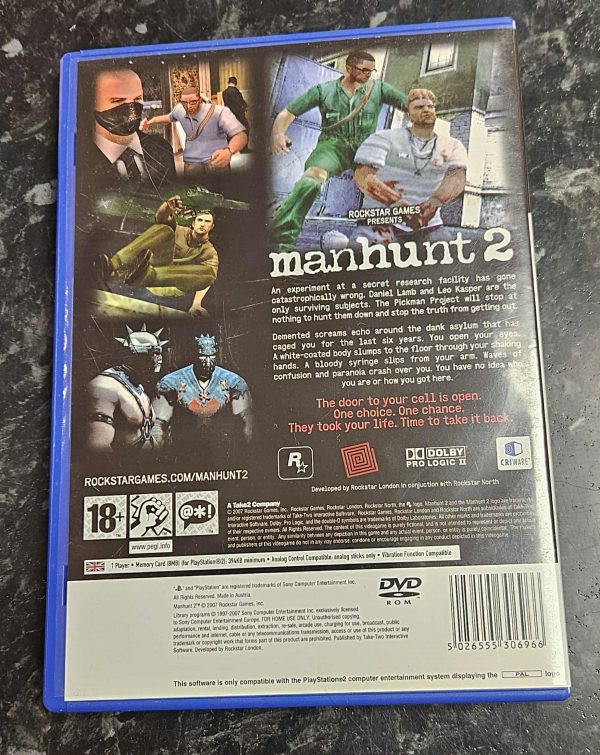 Manhunt 2 käytetty (PS2) CIB - Image 2