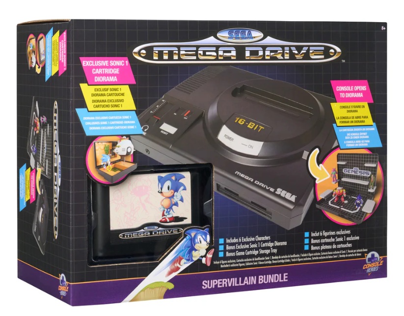 Console Heroes - Mega Drive - Console + Sonic Boss
