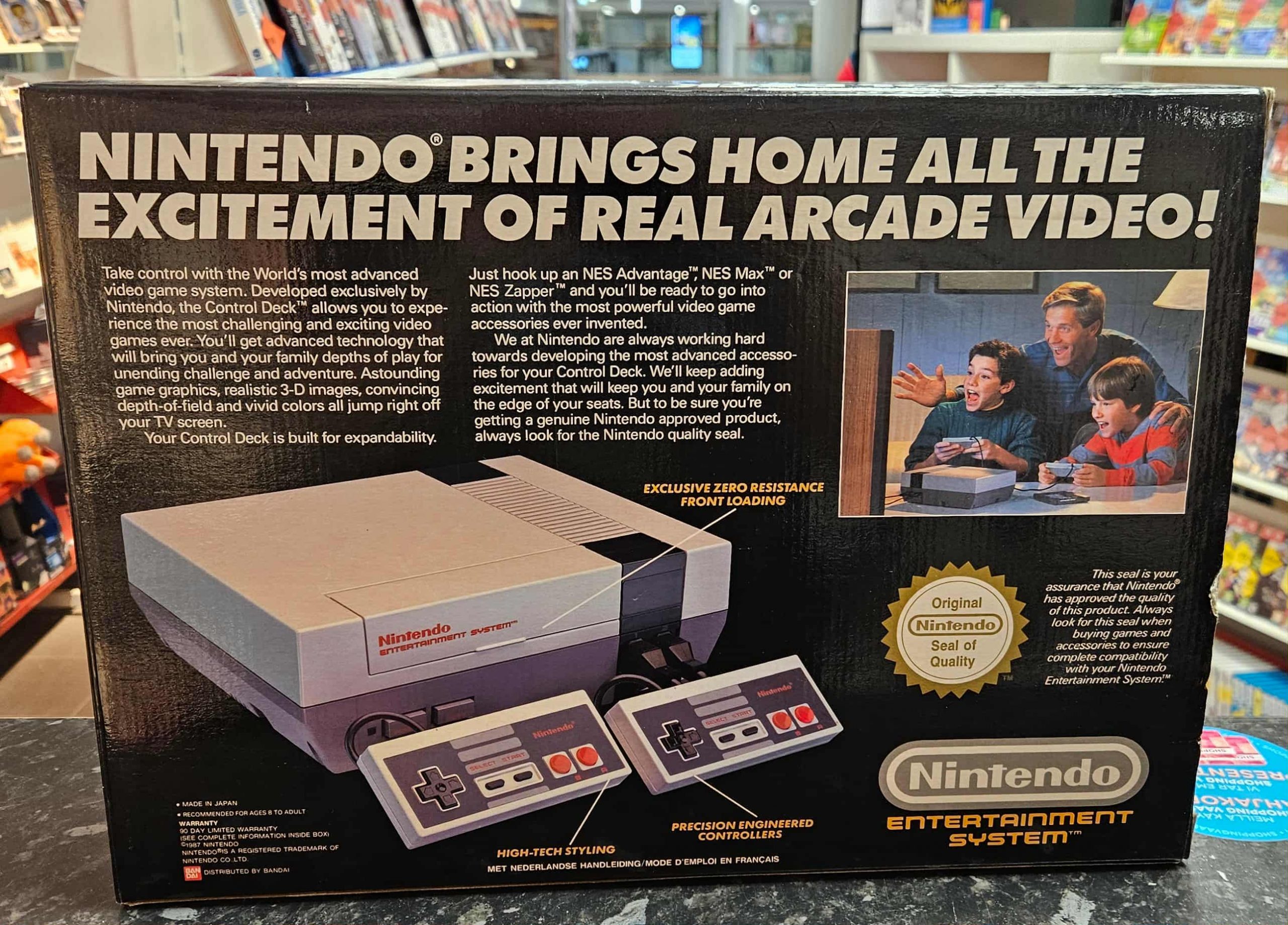 Nintendo Entertainment System Control Deck -konsolipaketti käytetty (NES) HOL Boxed - Image 2