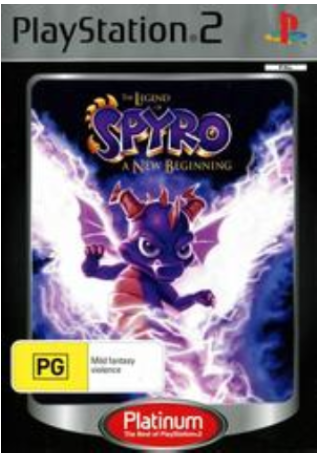 Legend of Spyro a New Beginning käytetty (PS2) Platinum CIB