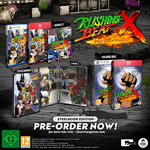 Rushing Beat X Return of the Brawl Brothers Steelbook Edition (PS5)