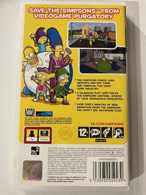 Simpsons Game käytetty (PSP) CIB - Image 2