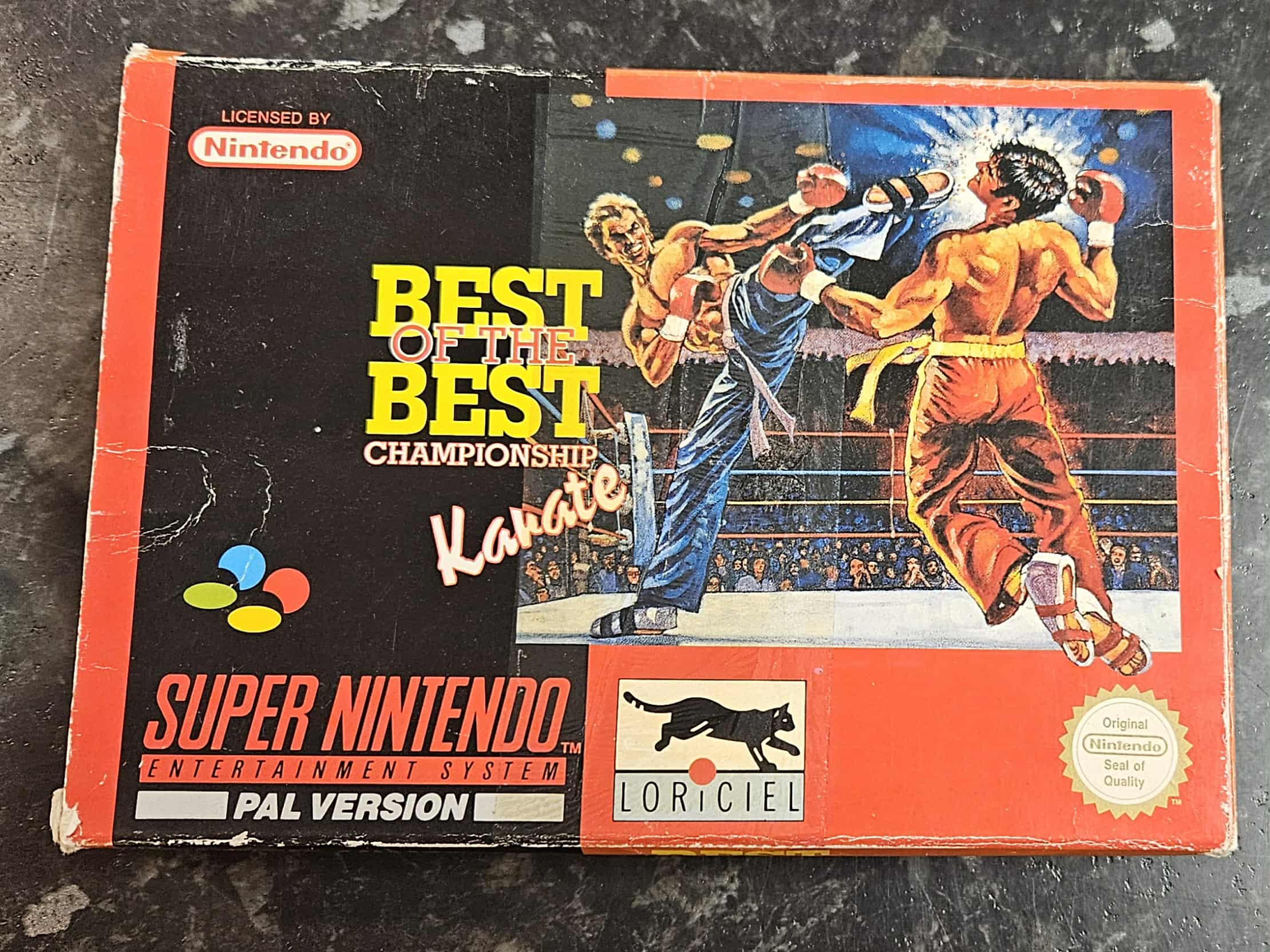 Best of the Best Championship Karate käytetty (SNES) SCN "CIB"