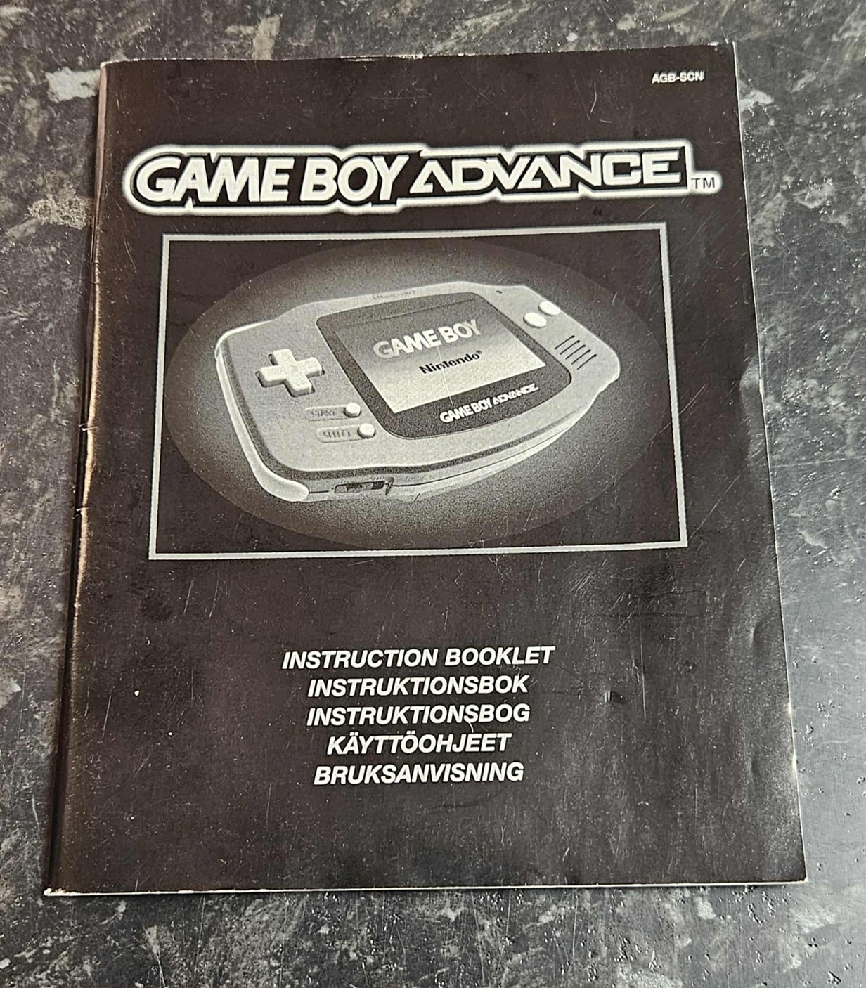 Game Boy Advance Glacier konsoli käytetty (GBA) Loose + Ohjekirja - Image 3