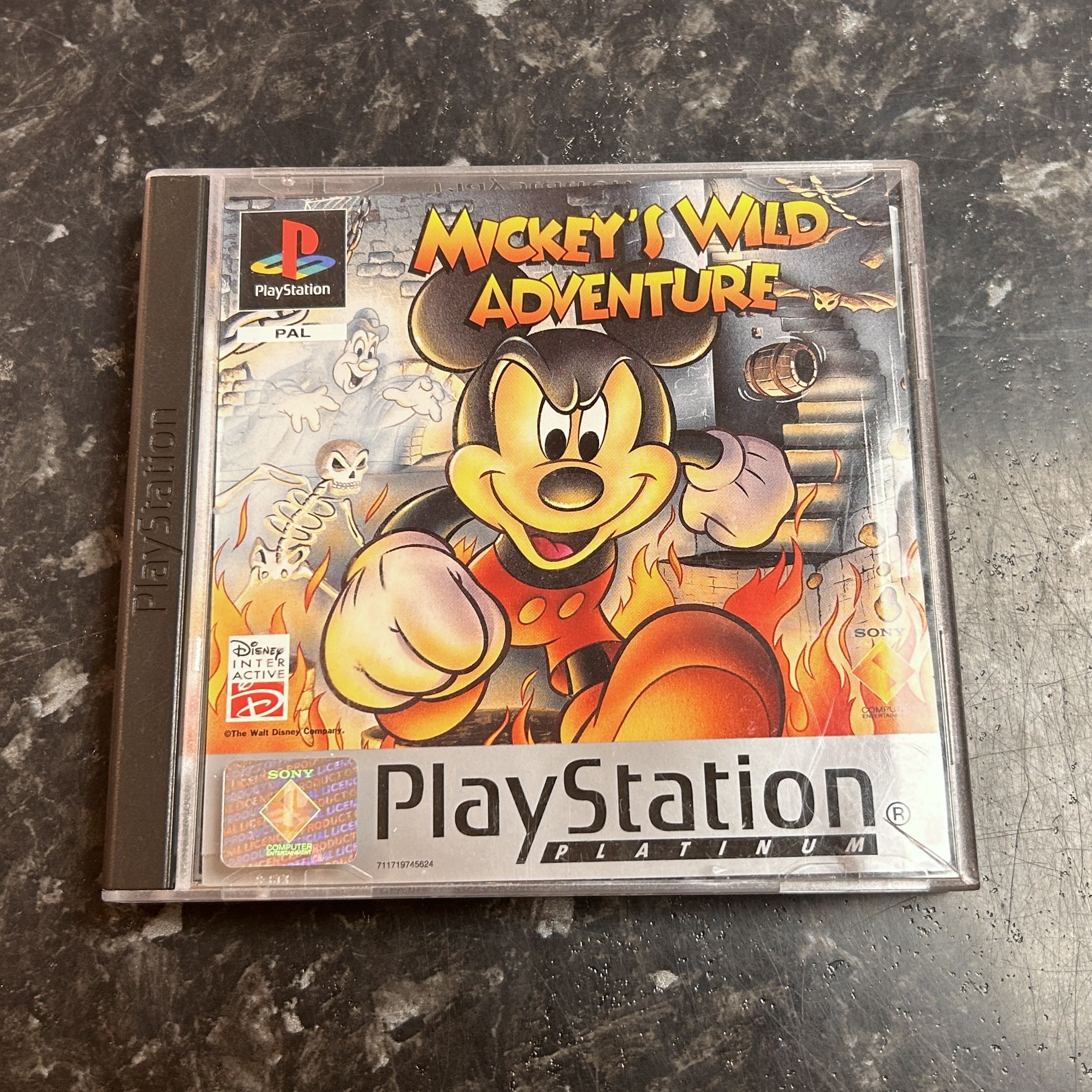 Mickey's Wild Adventure käytetty (PS1) Platinum CIB