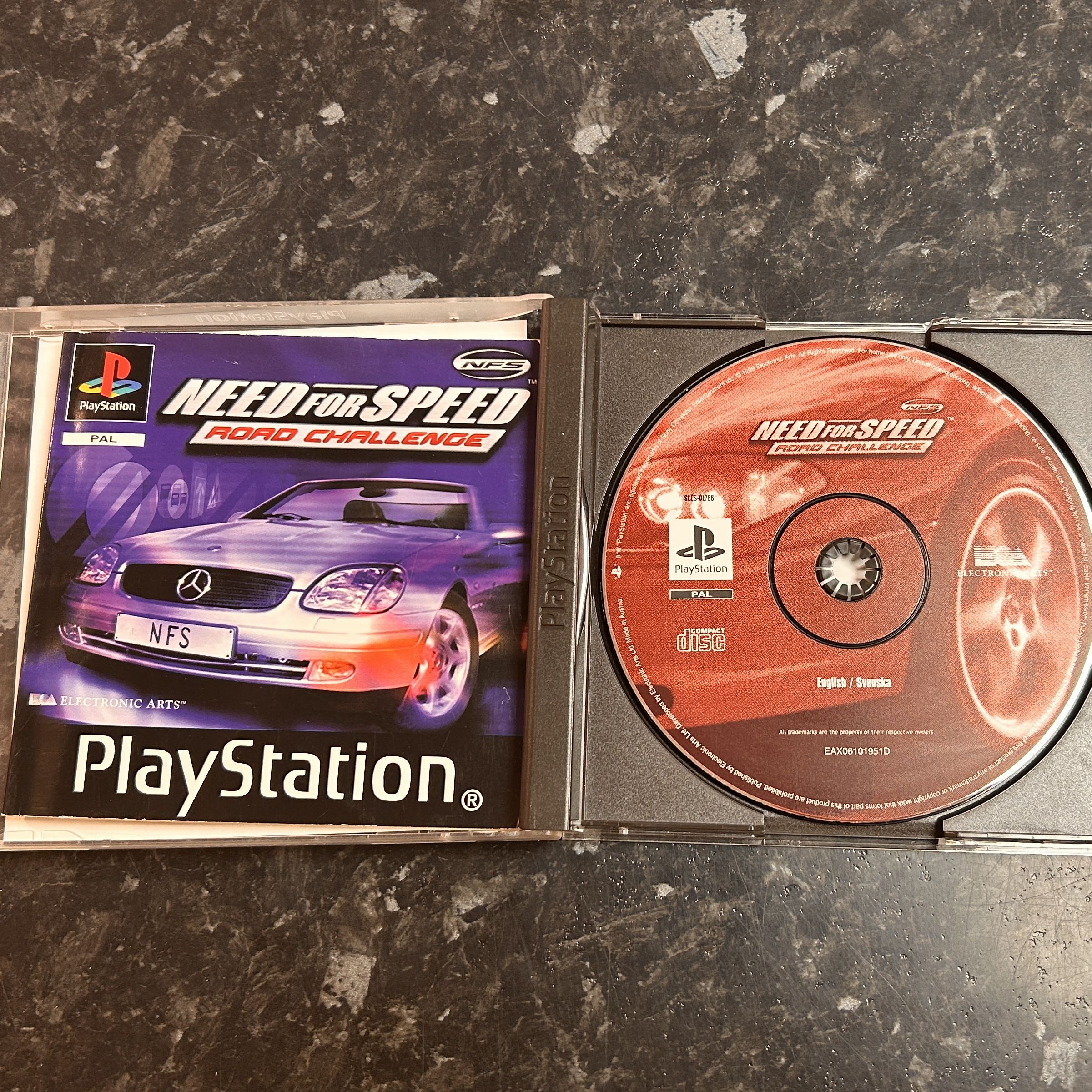 Need For Speed: Road Challenge käytetty (PS1) Black Label CIB - Image 2