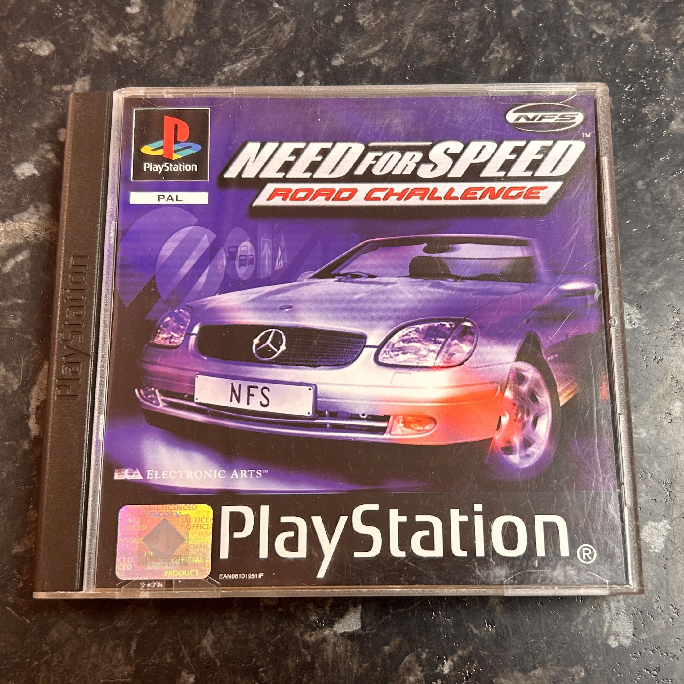 Need For Speed: Road Challenge käytetty (PS1) Black Label CIB