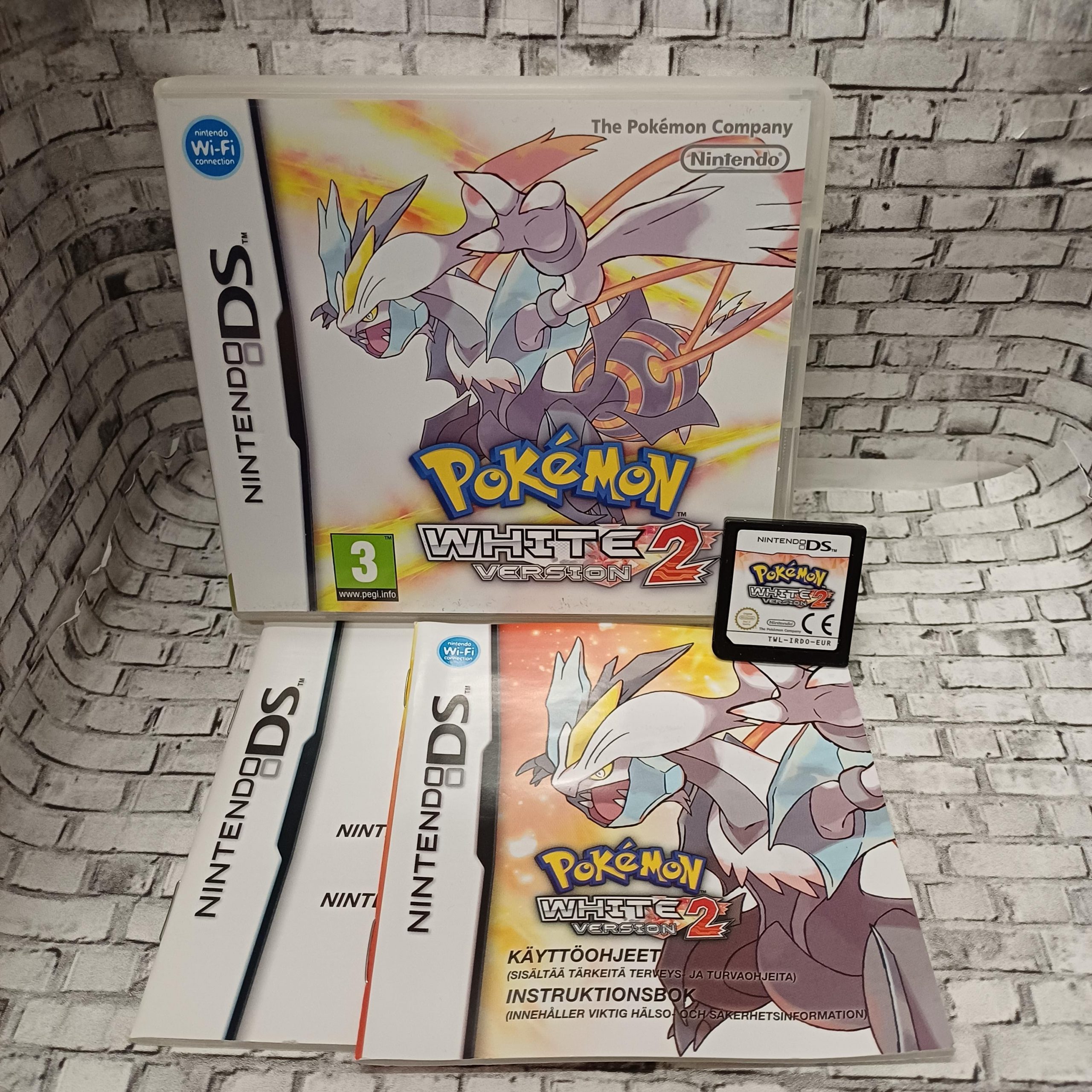 Pokémon White Version 2 käytetty (DS) CIB