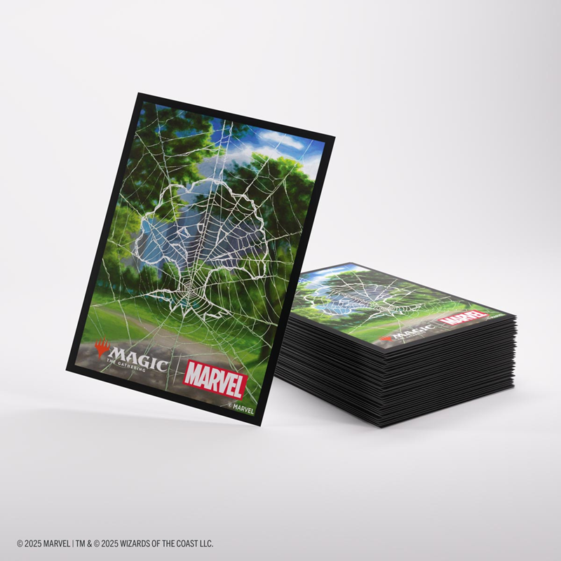 MTG Premium Art Sleeve Spider-Man Forest