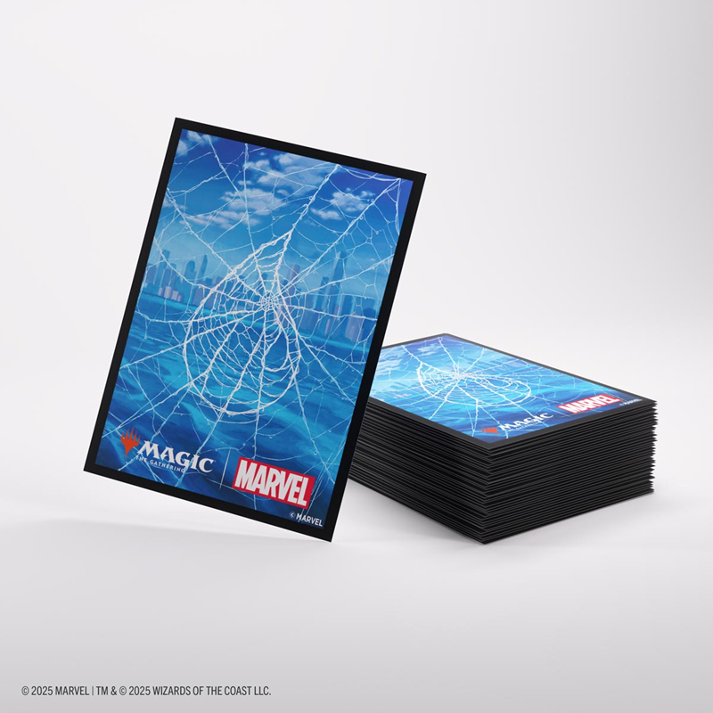 MTG Premium Art Sleeve Spider-Man Island