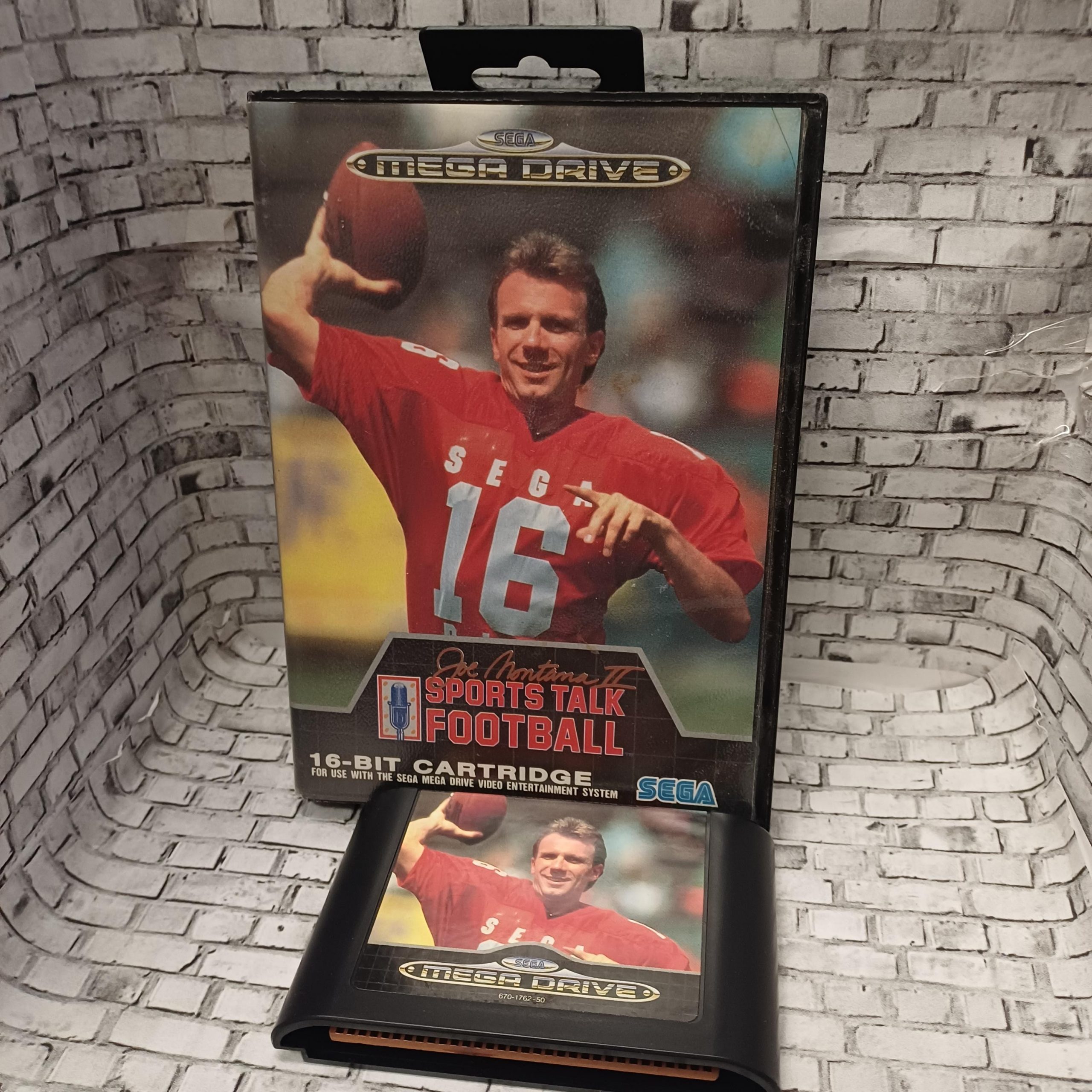 Joe Montana II Sports Talk Football käytetty (Mega Drive) Boxed