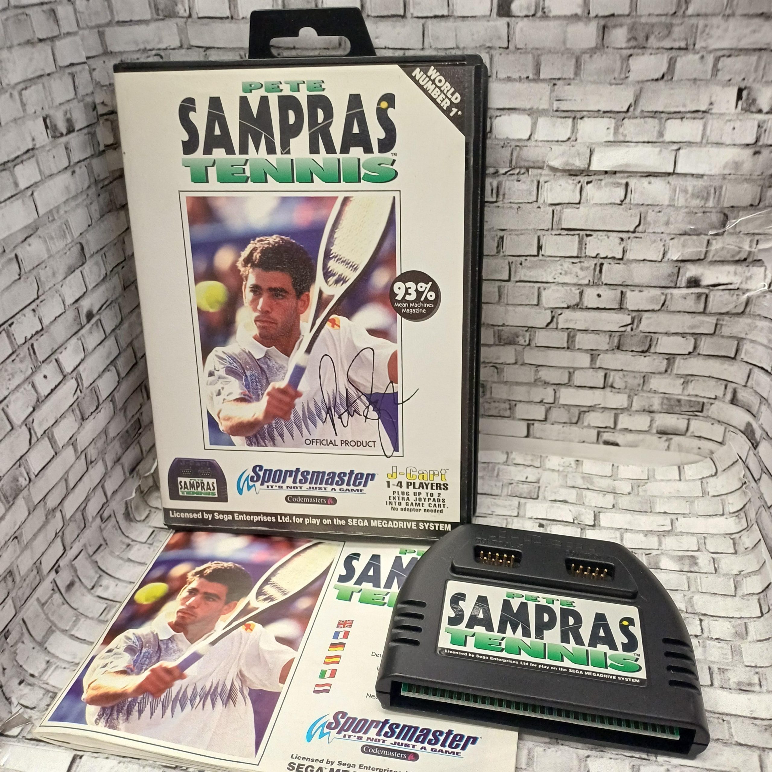 Pete Sampras Tennis (Mega Drive) CIB