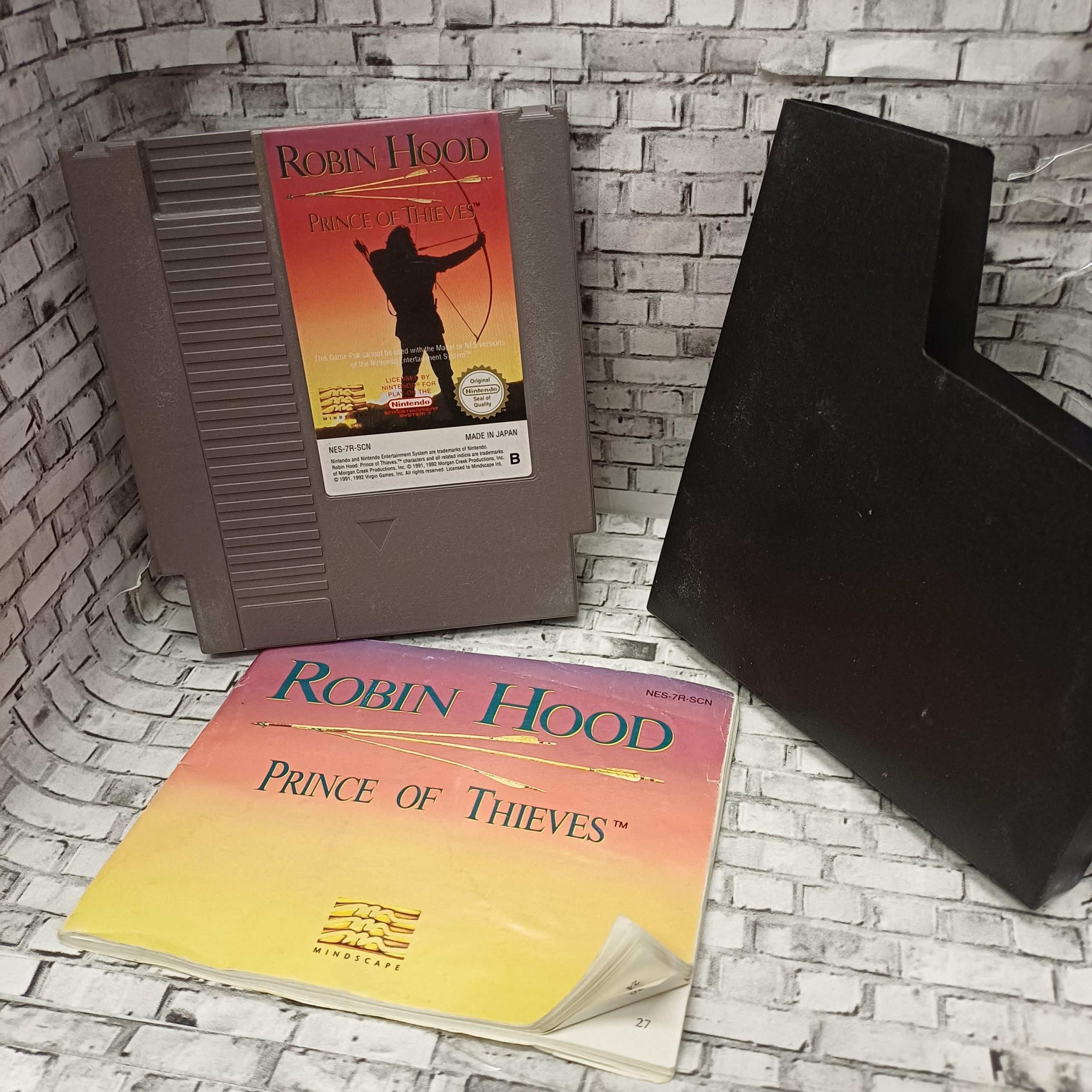 Robin Hood Prince of Thieves käytetty (NES) SCN Loose + Ohjeet