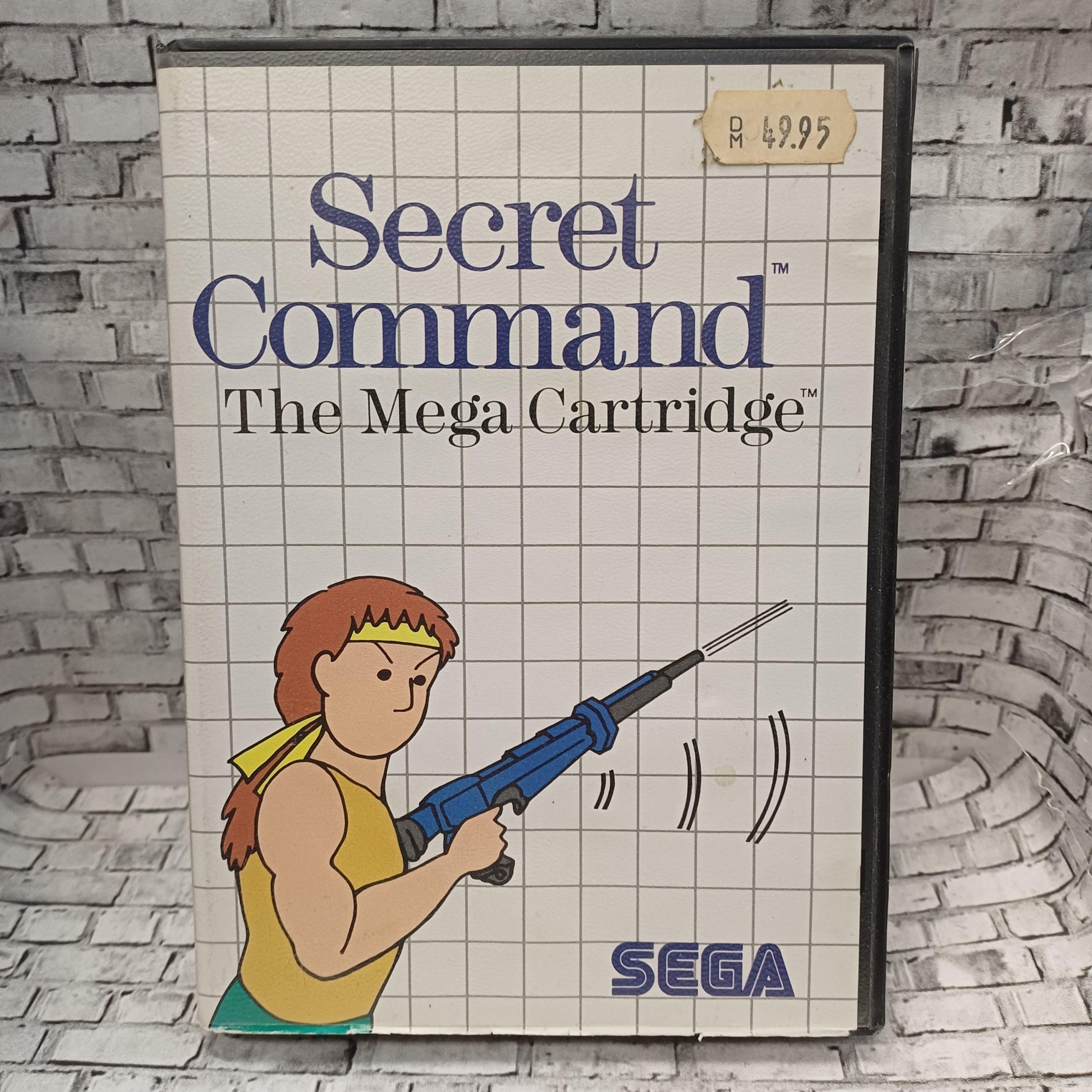 Secret Command (Master System) Game Case, pelkkä pelikotelo