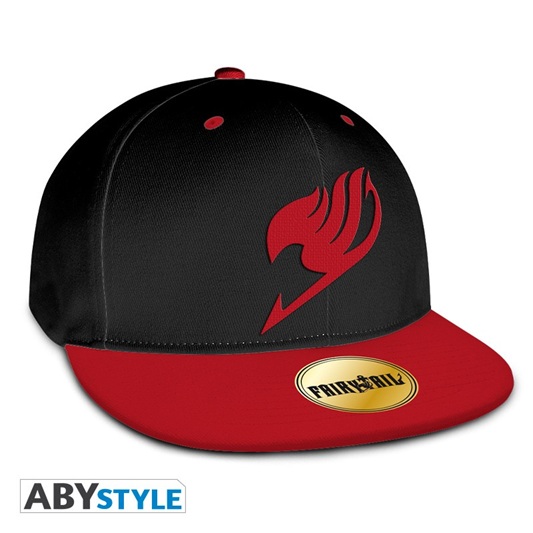 FAIRY TAIL - Snapback Cap - Black & Red - Emblem