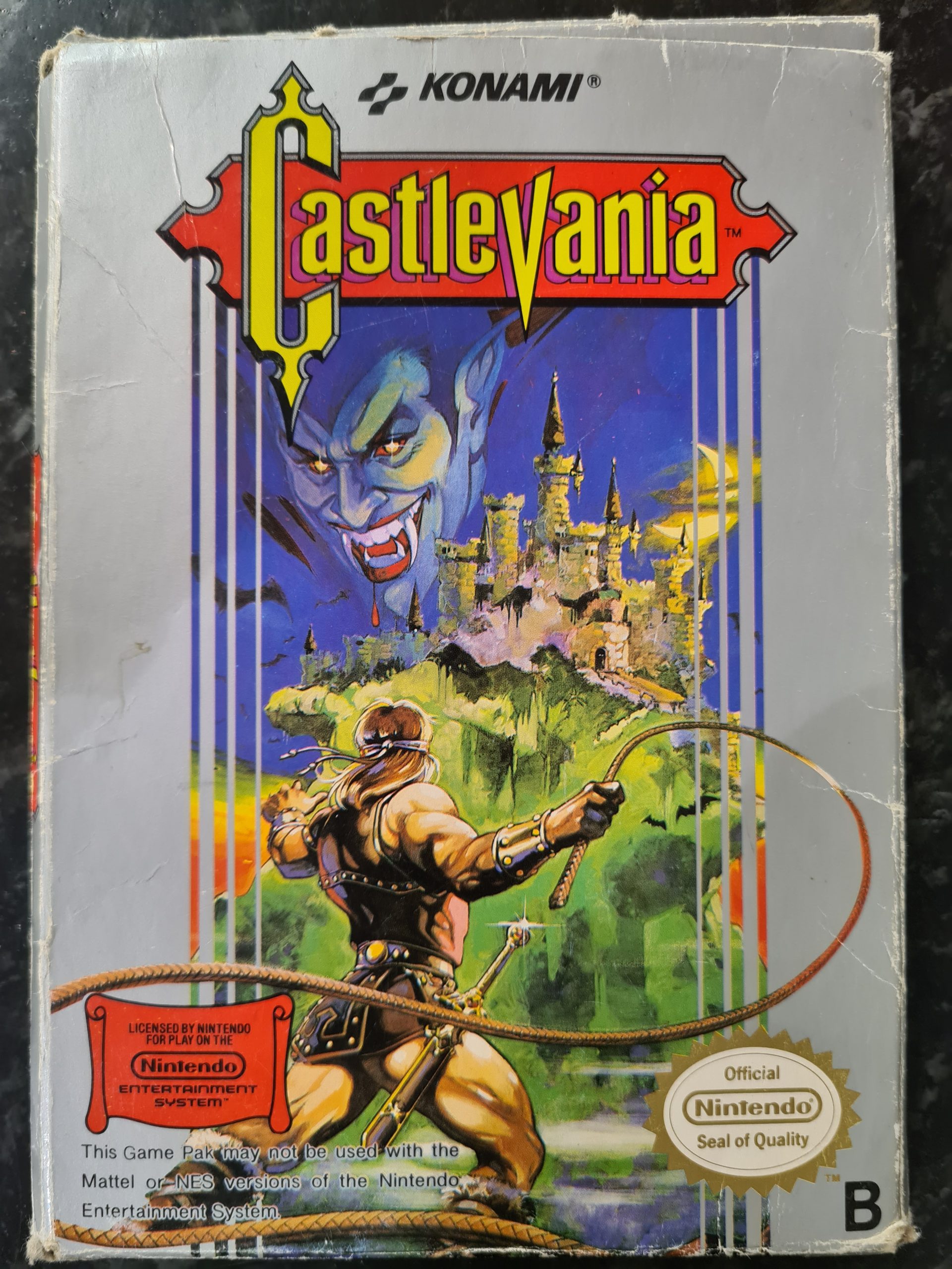 Castlevania käytetty (NES) SCN Loose