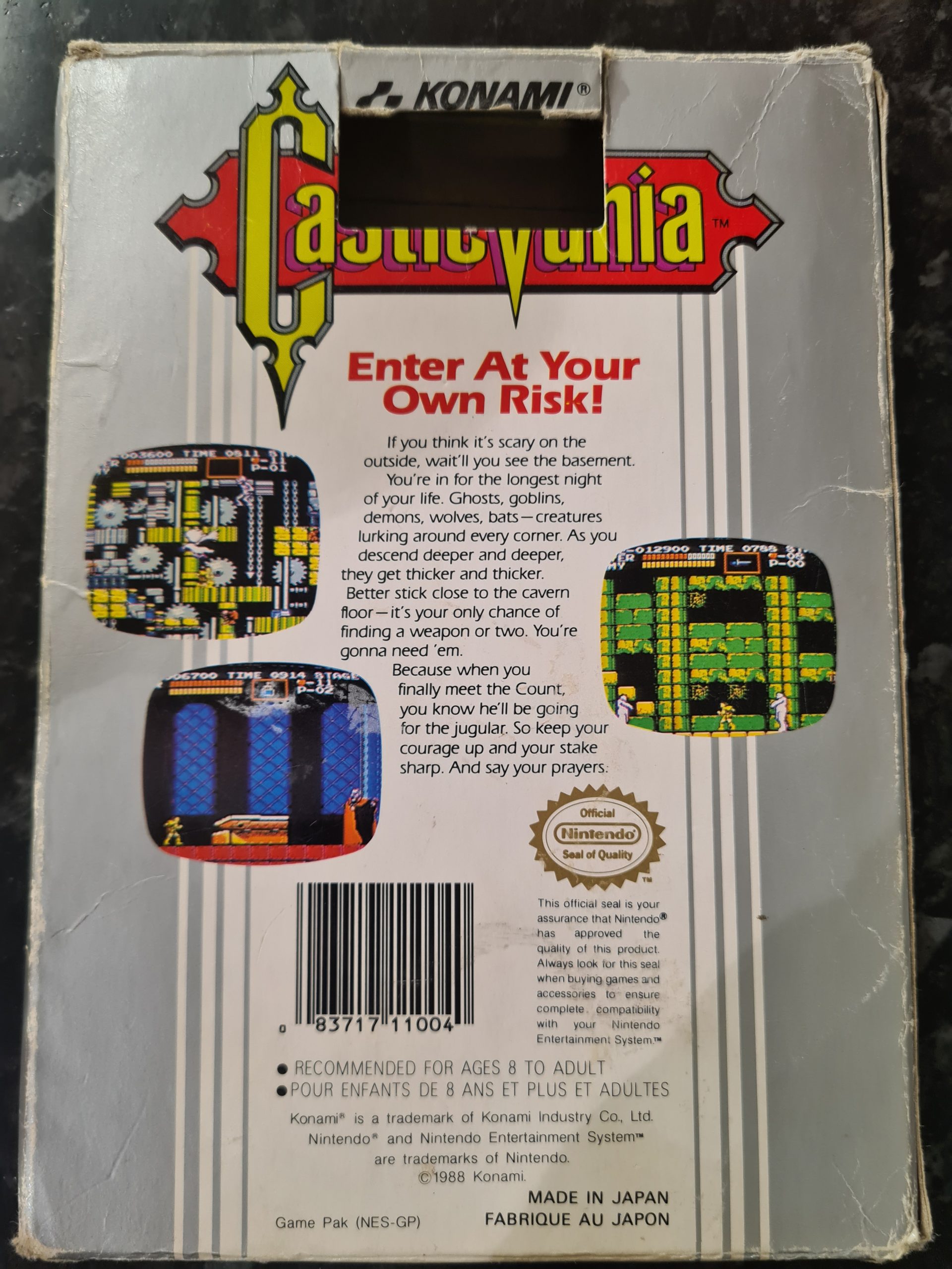 Castlevania käytetty (NES) SCN Loose - Image 2