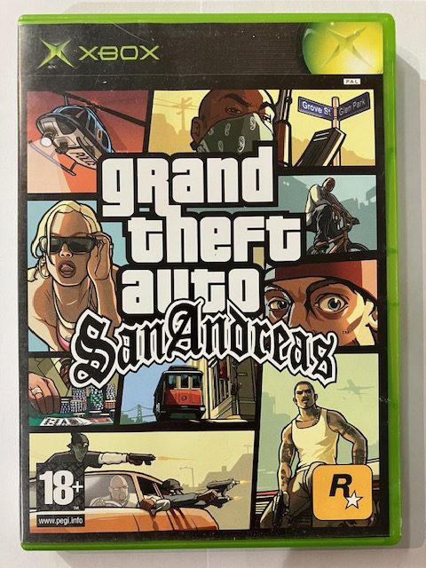 Grand Theft Auto San Andreas käytetty (Xbox) CIB