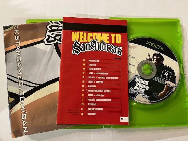 Grand Theft Auto San Andreas käytetty (Xbox) CIB - Image 2