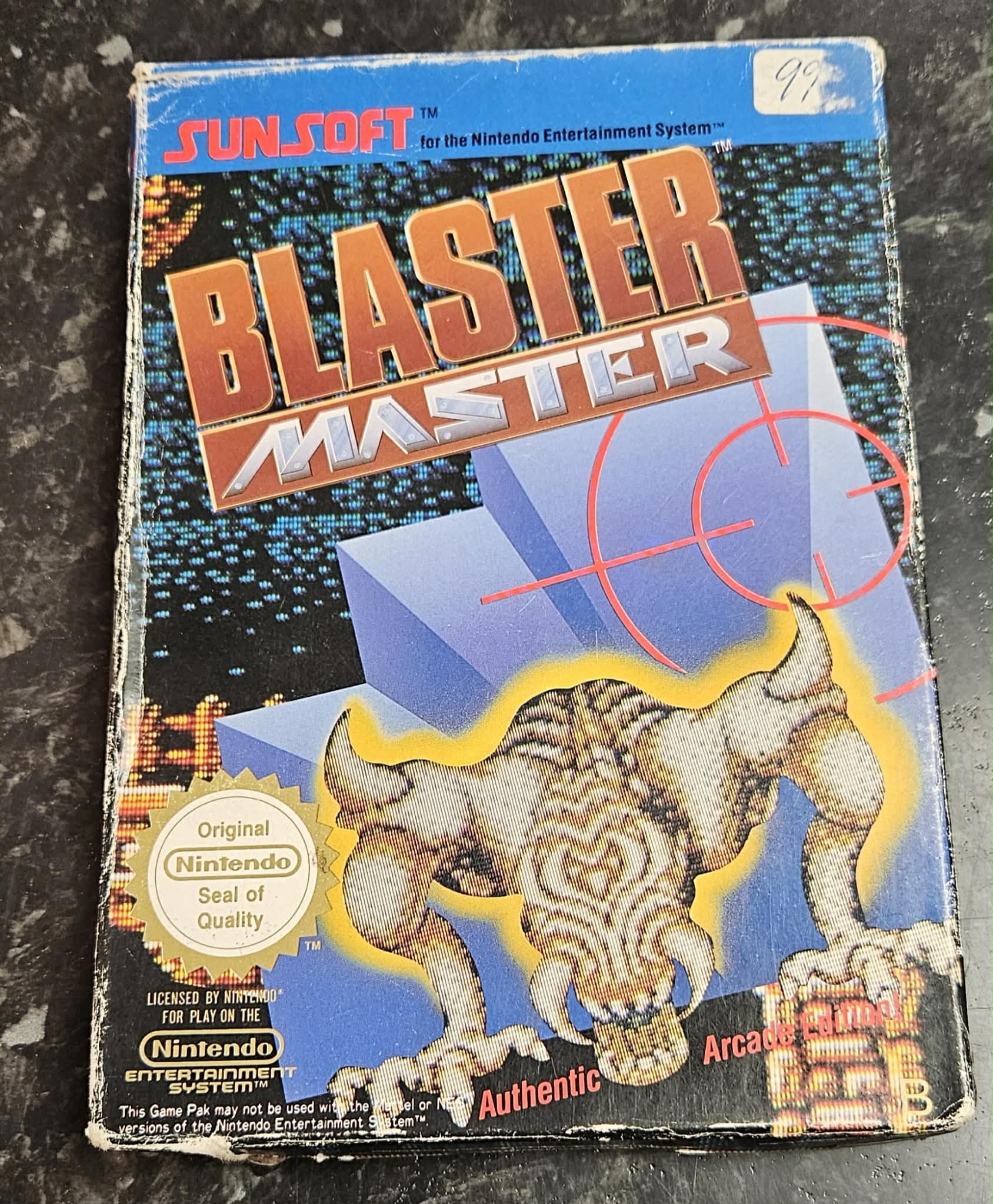 Blaster Master käytetty (NES) SCN CIB