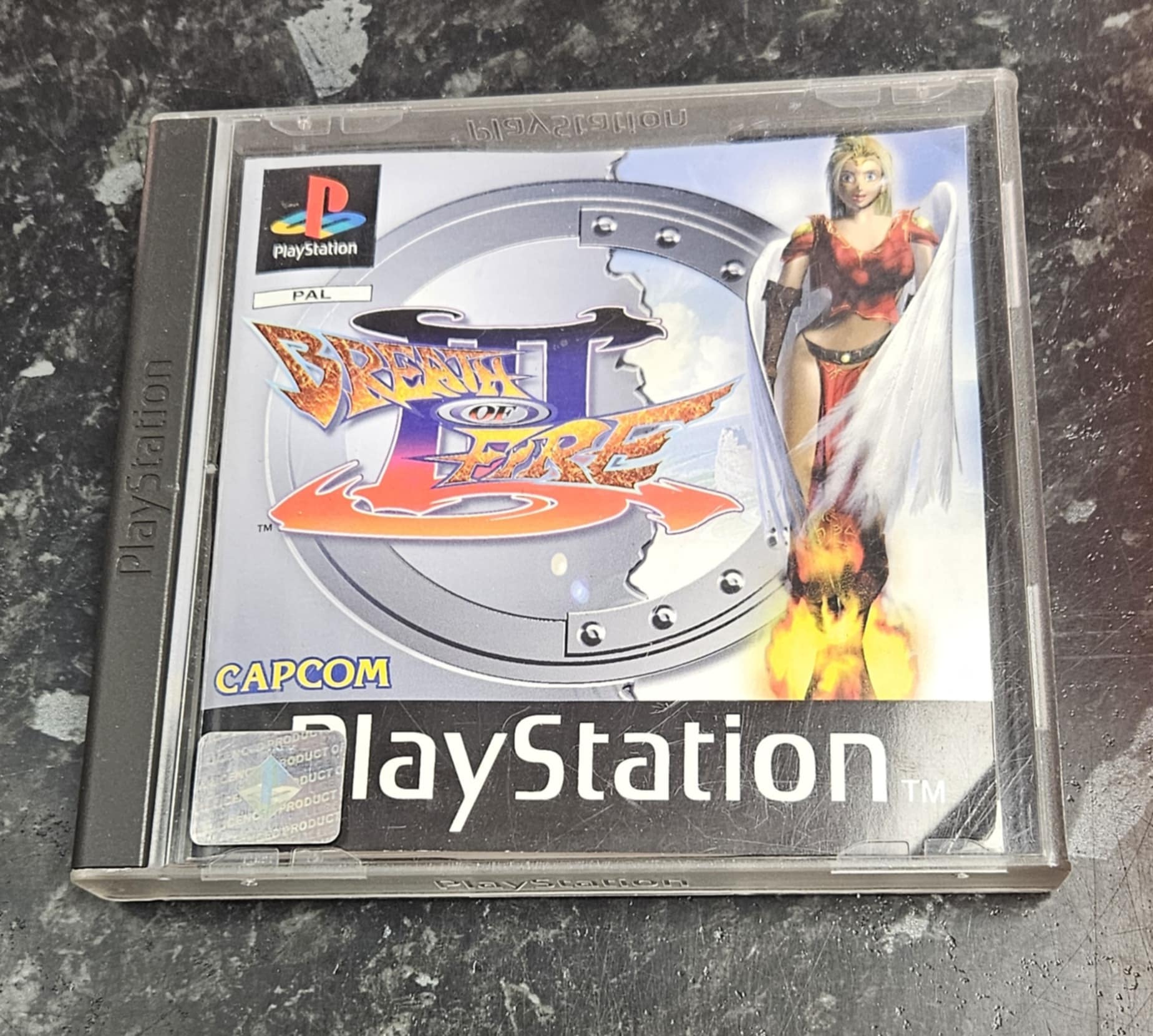 Breath of Fire III käytetty (PS1) Black Label Boxed - Ei kansilehteä