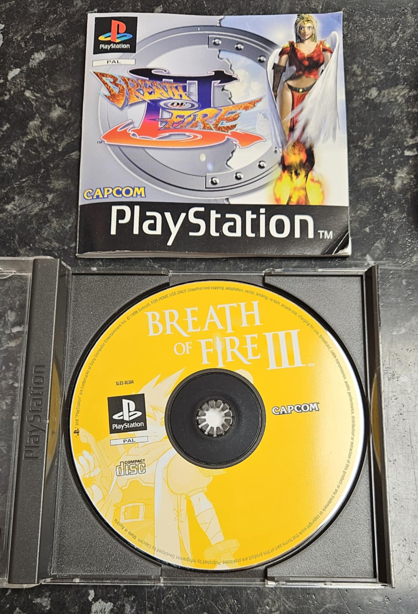 Breath of Fire III käytetty (PS1) Black Label Boxed - Ei kansilehteä - Image 3