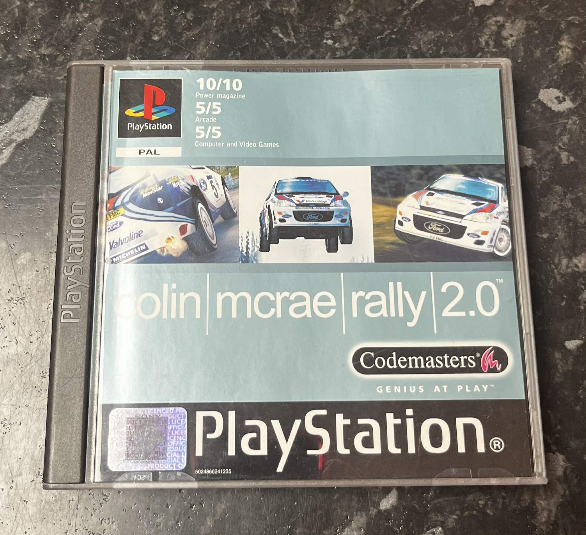 Colin McRae Rally 2.0 käytetty (PS1) Black Label CIB