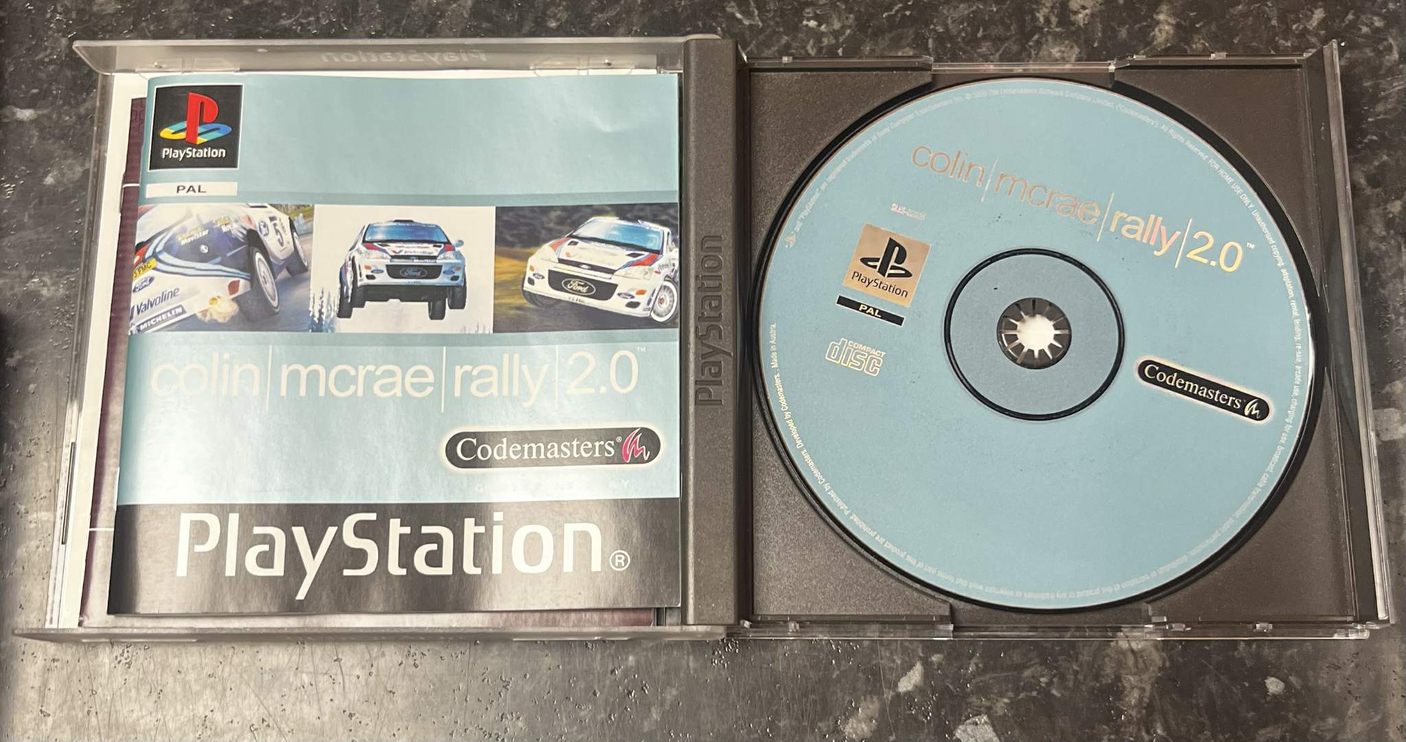 Colin McRae Rally 2.0 käytetty (PS1) Black Label CIB - Image 3
