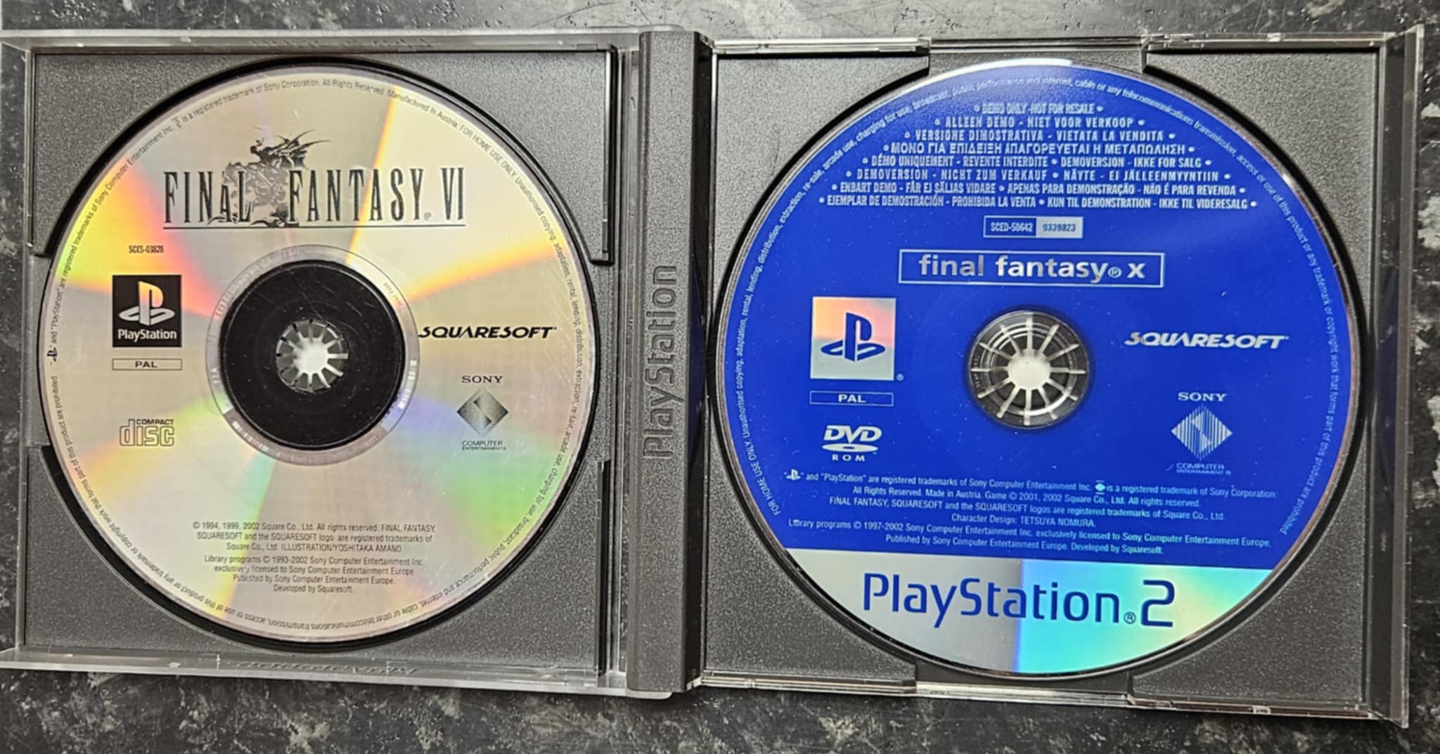 Final Fantasy VI käytetty (PS1) Black Label Boxed - Image 3