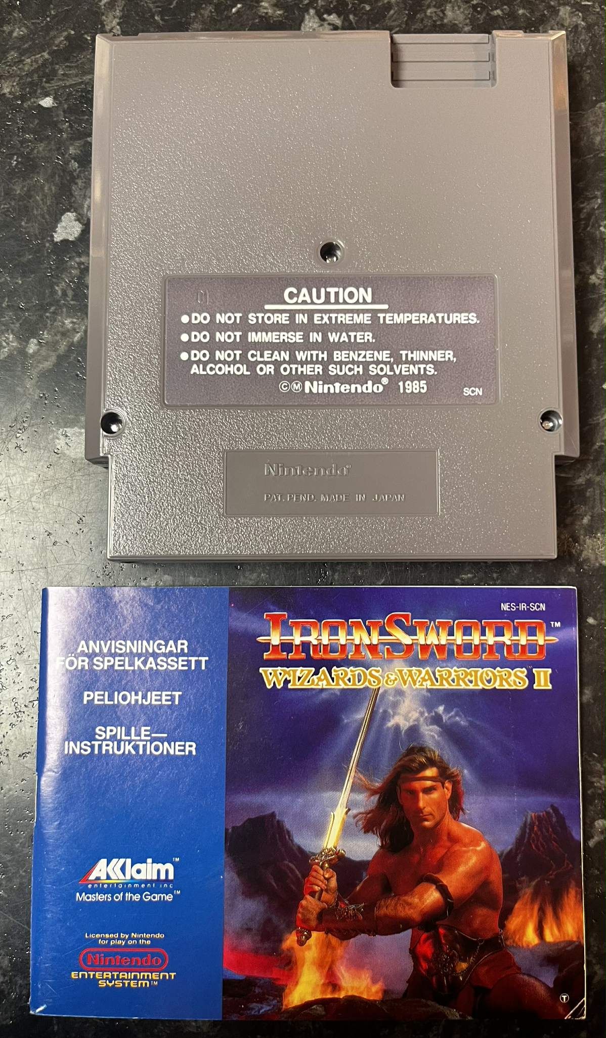 Iron Sword: Wizards & Warriors II käytetty (NES) SCN CIB - Image 4