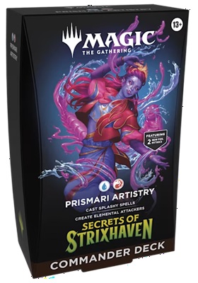 MTG Secrets of Strixhaven Commander Deck: Prismari Artistry (Blue/Red)