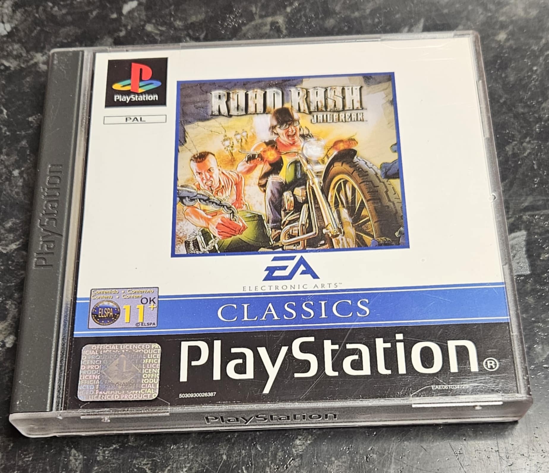 Road Rash: Jailbreak käytetty (PS1) Classics CIB