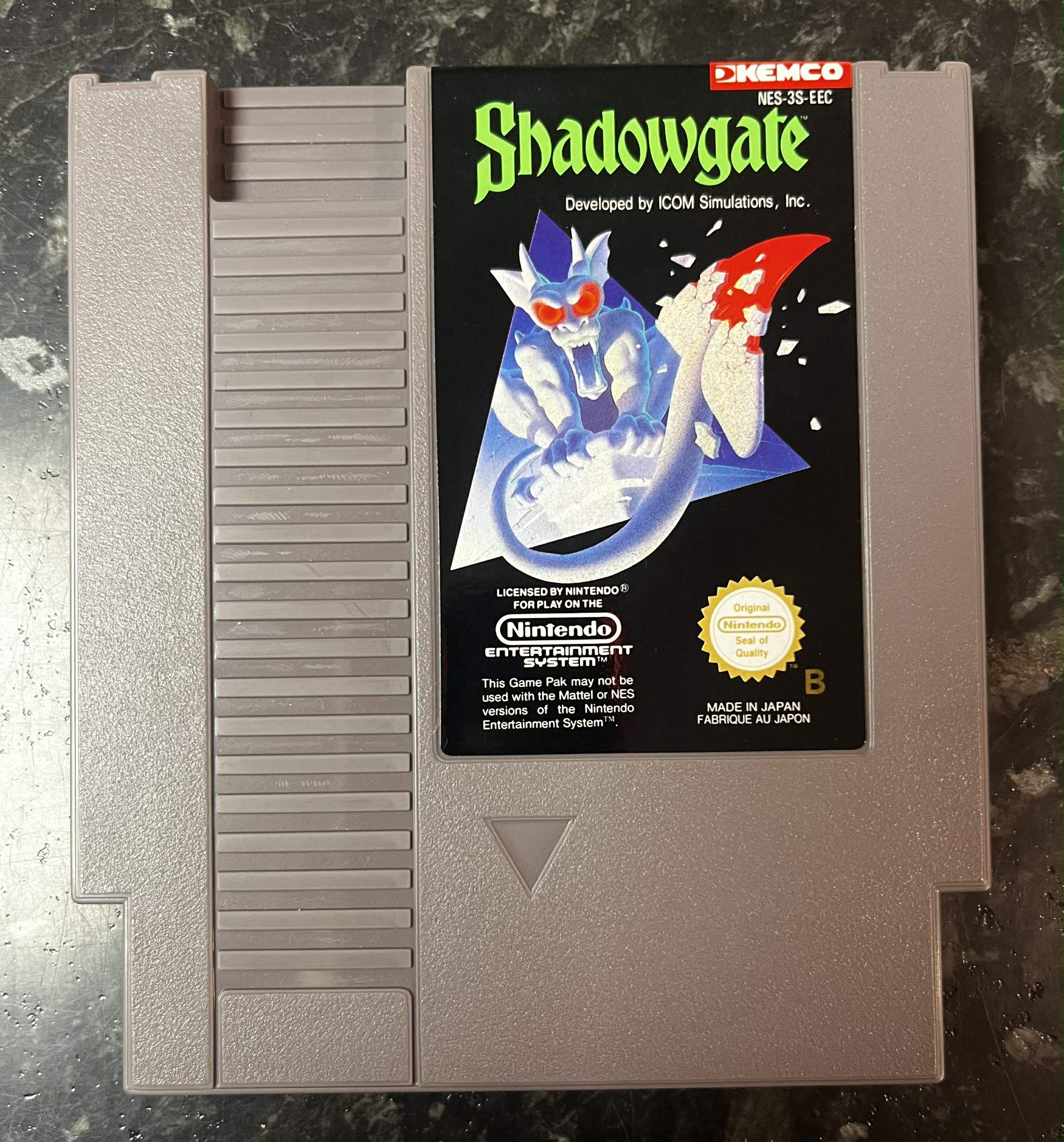 Shadowgate käytetty (NES) SCN CIB - Image 3