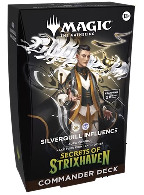 MTG Secrets of Strixhaven Commander Deck: Silverquill Influence (White/Black)