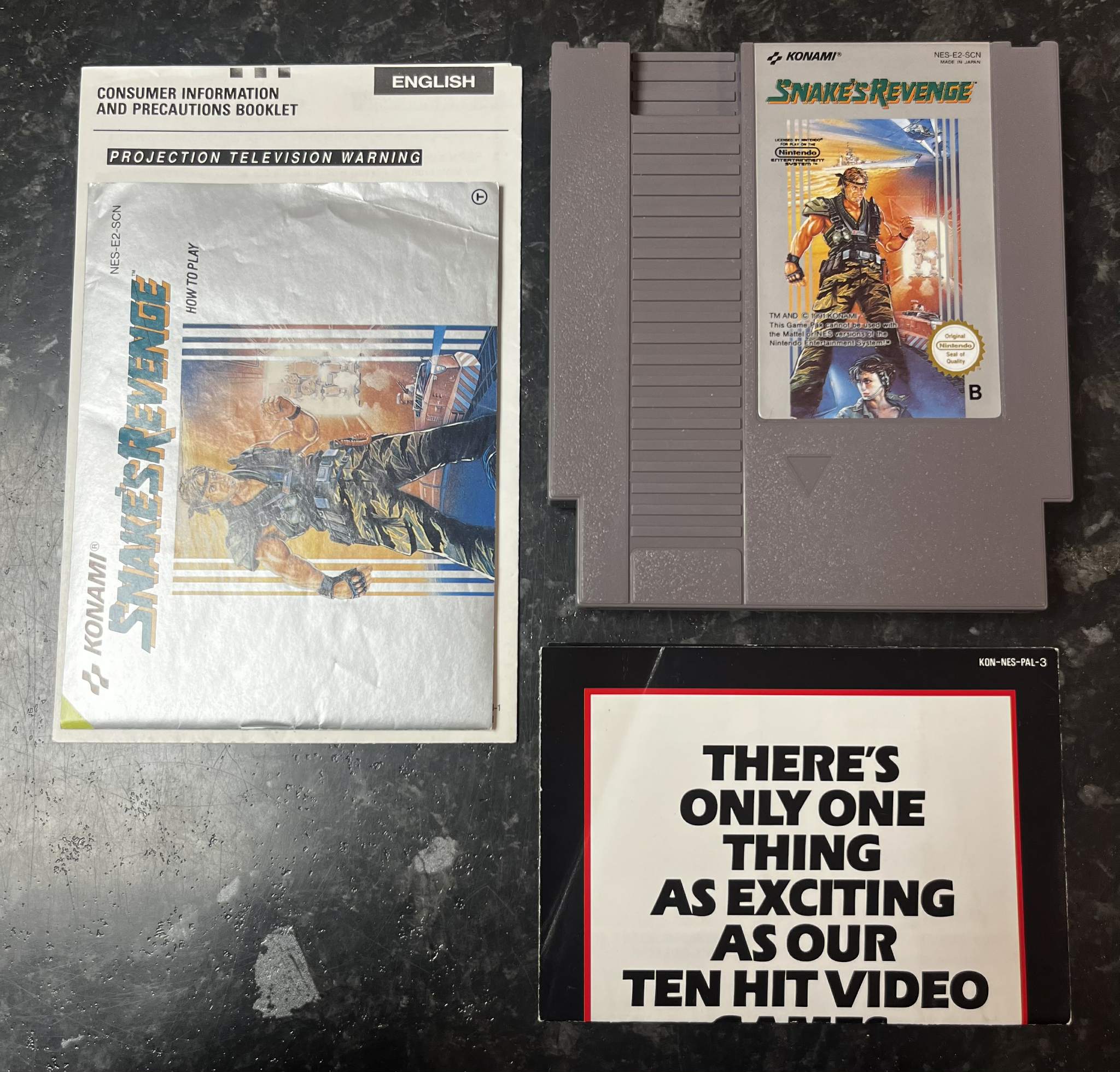 Snake's Revenge käytetty (NES) SCN CIB - Image 4