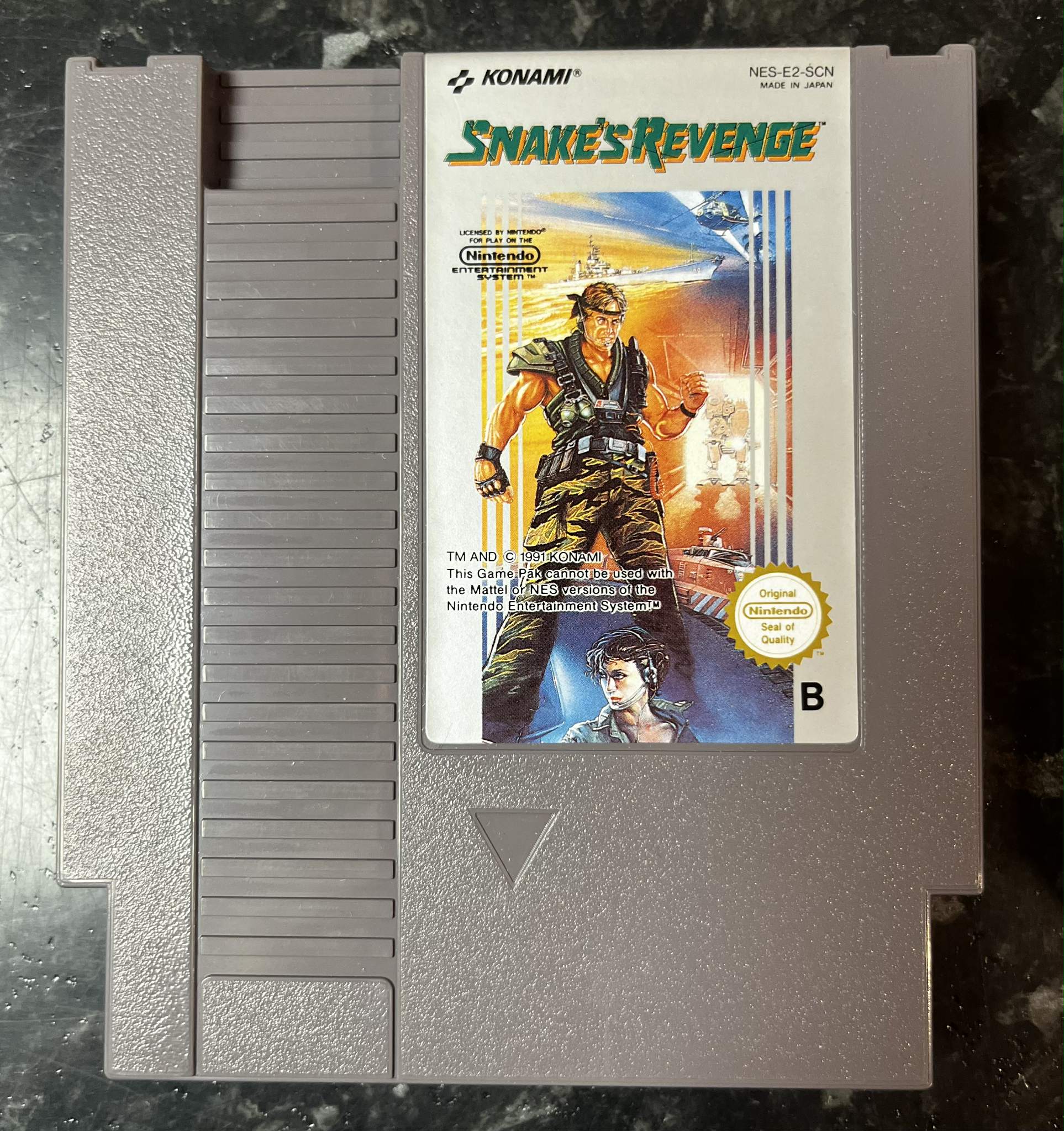 Snake's Revenge käytetty (NES) SCN CIB - Image 3