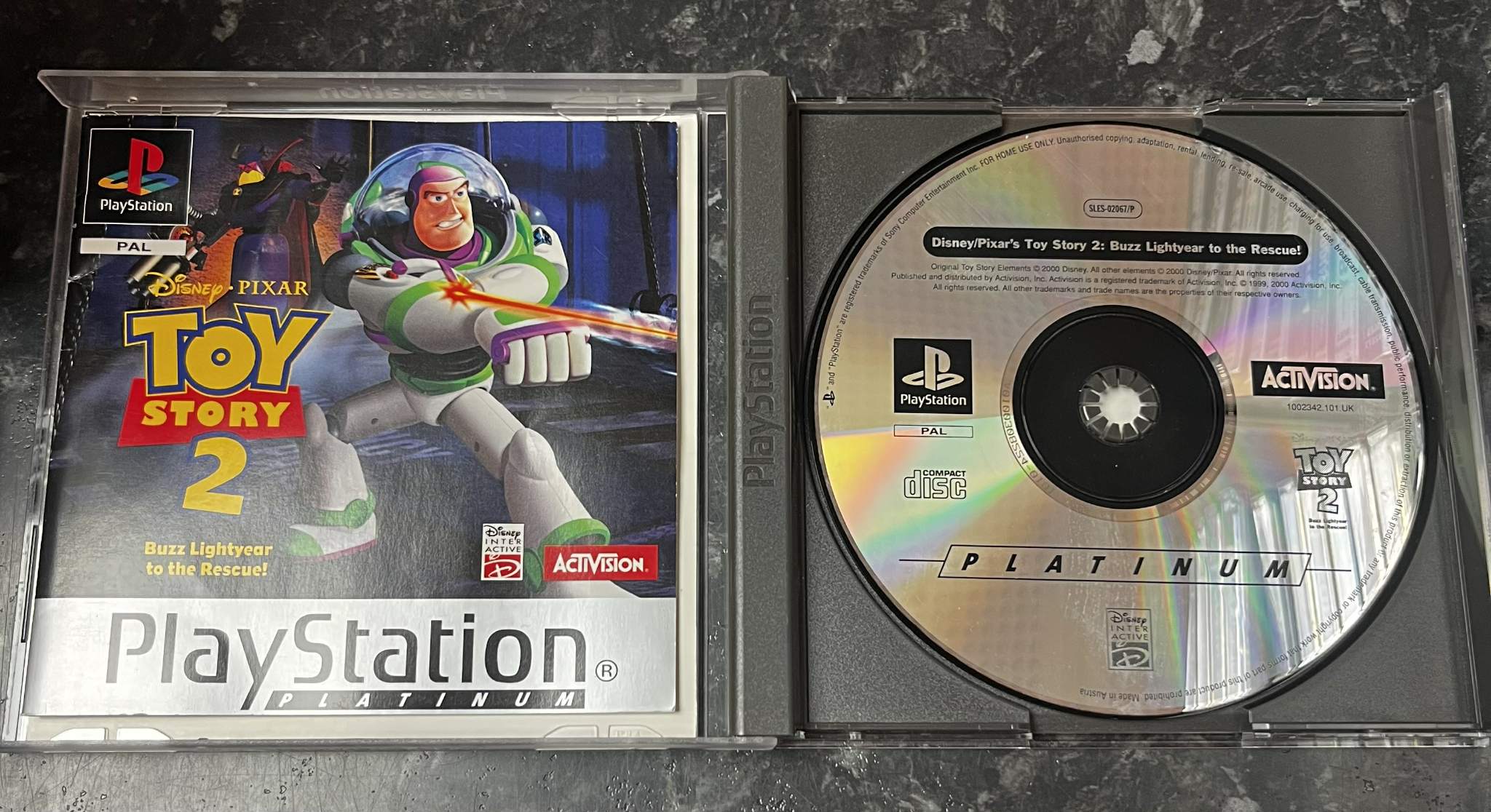 Toy Story 2: Buzz Lightyear to the Rescue! käytetty (PS1) Platinum CIB - Image 3