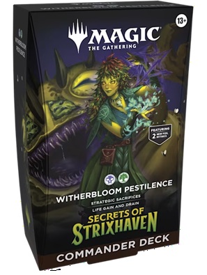 MTG Secrets of Strixhaven Commander Deck: Witherbloom Pestilence (Black/Green)