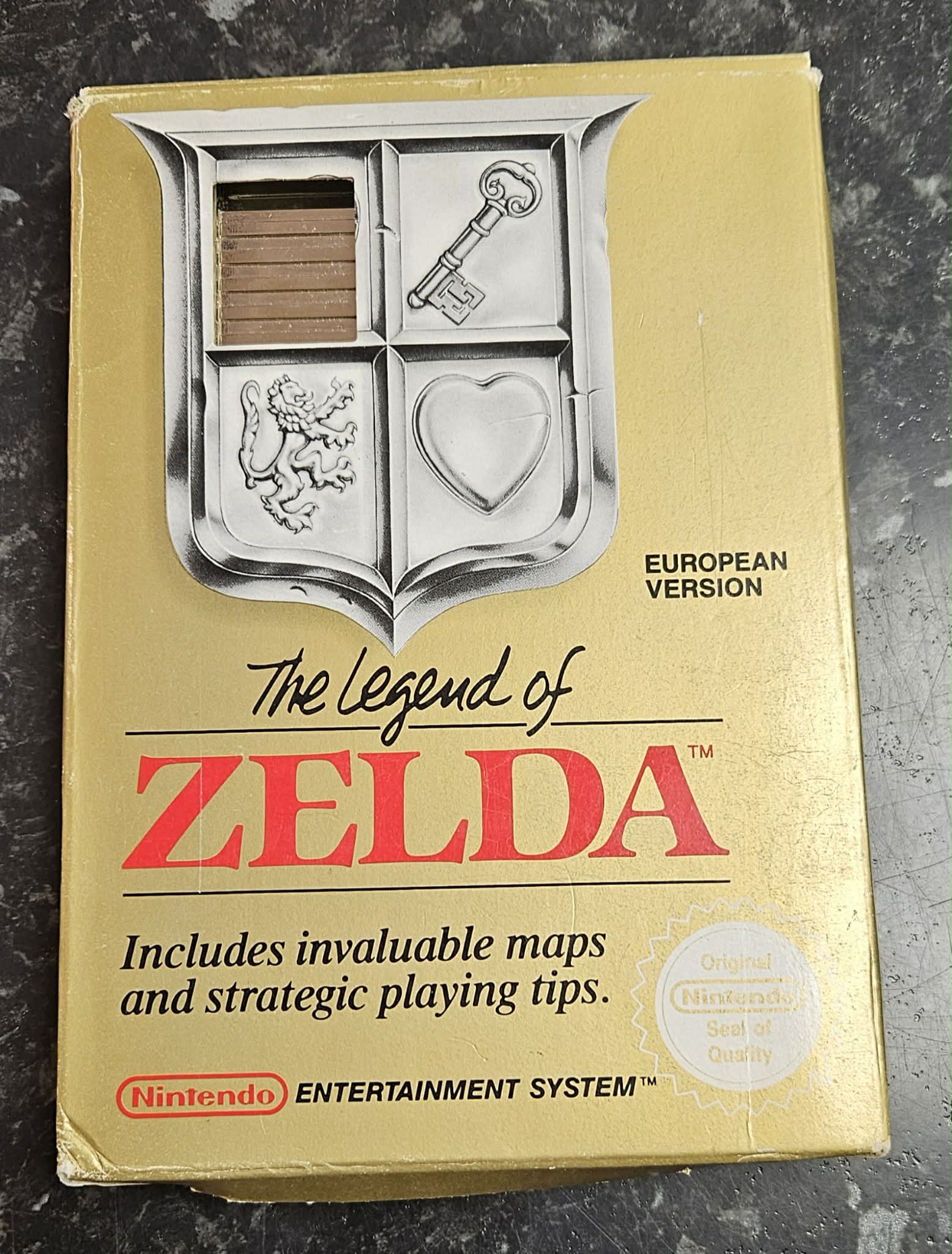 The Legend of Zelda käytetty (NES) SCN CIB