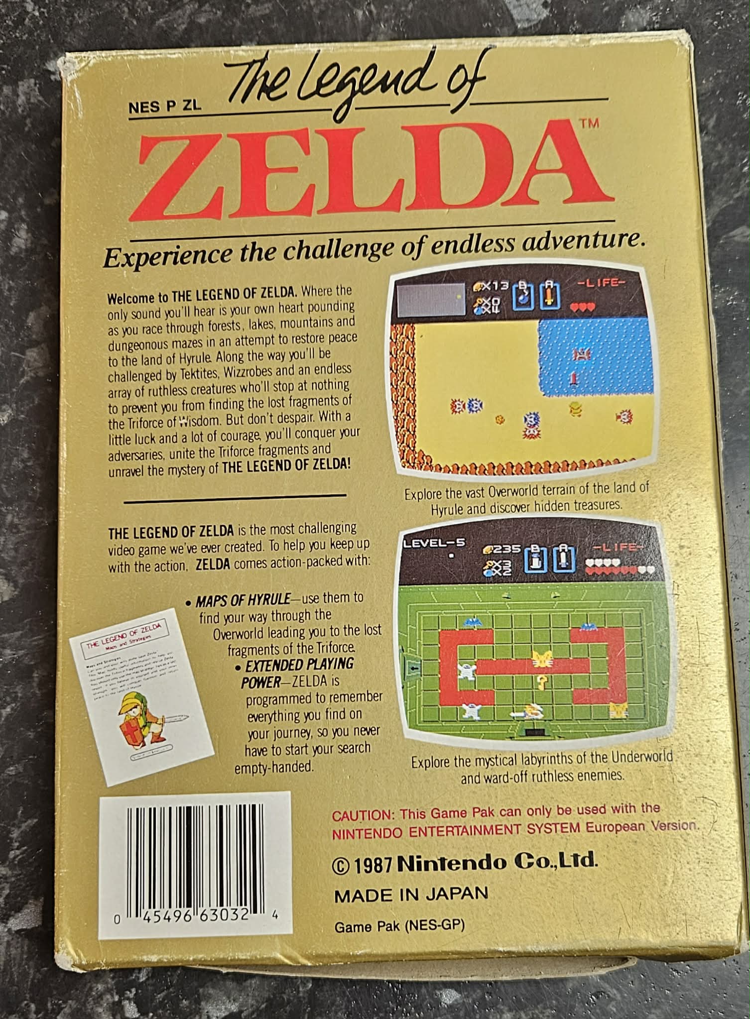 The Legend of Zelda käytetty (NES) SCN CIB - Image 2